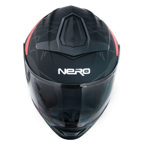 GP NERO MKS004-MBA1R Güneş Vizörlü Şeffaf Çene Açılır Motosiklet Kaskı