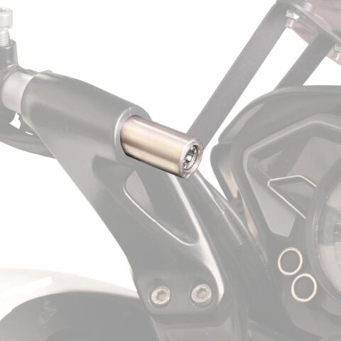 GP Kompozit Bajaj Pulsar NS 125 / NS 200 / RS 200 2011-2026 Uyumlu Telefon / Navigasyon Tutucu Gri