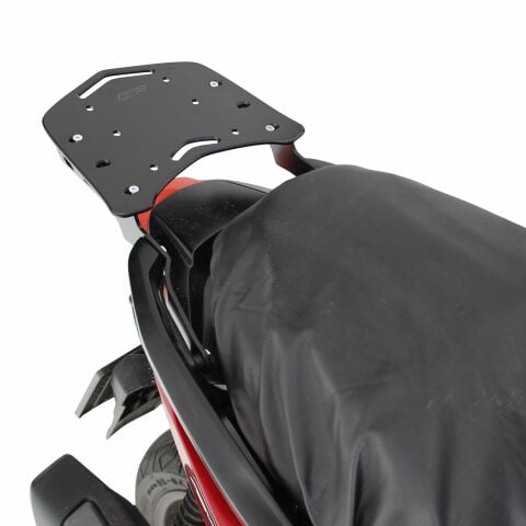 GP Kompozit Honda Forza 250 2023-2025 Uyumlu Arka Çanta Demiri Siyah