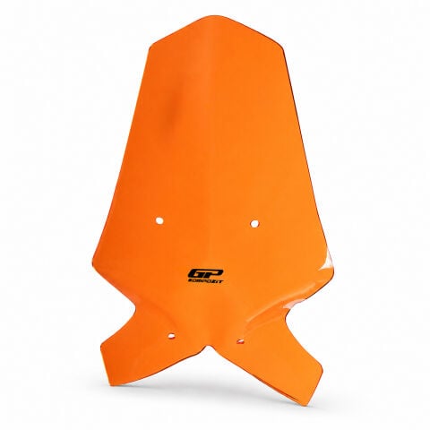 GP Kompozit KTM Duke 250 2017-2023 Uyumlu Ön Cam Turuncu