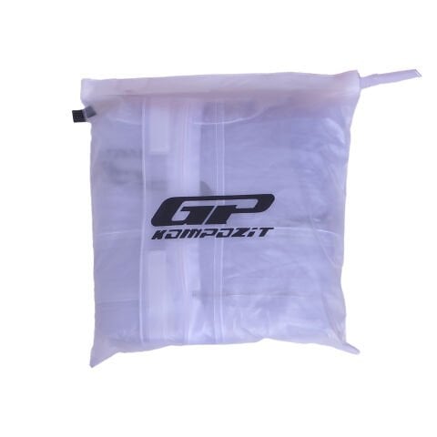 GP Kompozit YGM01 Motosiklet Alt Üst Takım Yağmurluk Şeffaf L