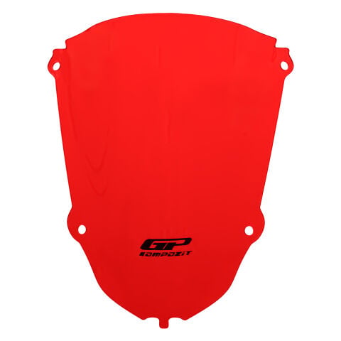 GP Kompozit Yamaha R25 2019-2025 Uyumlu Kısa Spor Ön Cam Kırmızı