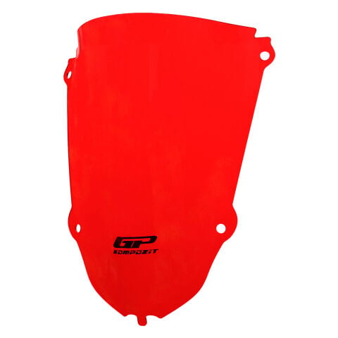 GP Kompozit Yamaha R25 2019-2025 Uyumlu Kısa Spor Ön Cam Kırmızı