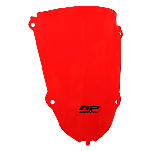 GP Kompozit Yamaha R25 2019-2025 Uyumlu Kısa Spor Ön Cam Kırmızı