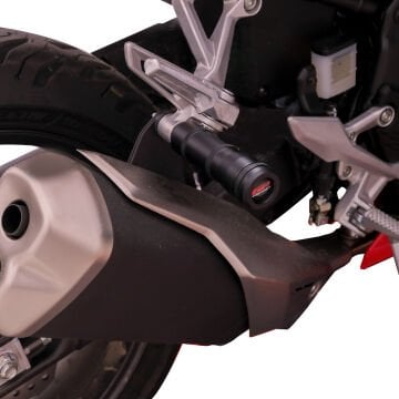 GP Kompozit Honda CBR500R 2025 Uyumlu Egzoz Koruma Takozu Siyah
