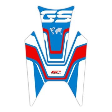GP Kompozit BMW R 1200 GS 2013-2024 Uyumlu Tank Pad Mavi-Kırmızı