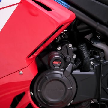 GP Kompozit Honda CBR500R 2025 Uyumlu Motor Koruma Takozu Siyah