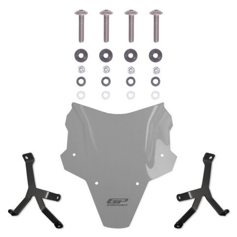 GP Kompozit Honda CB750 Hornet 2025 Uyumlu Kısa Ön Cam Füme