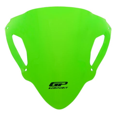 GP Kompozit Kawasaki ZX-6R 2024-2025 Uyumlu Ön Cam Yeşil