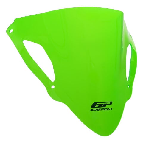 GP Kompozit Kawasaki ZX-6R 2024-2025 Uyumlu Ön Cam Yeşil