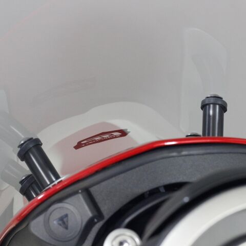 GP Kompozit Triumph Rocket 3 R / GT 2023-2024 Uyumlu Ön Cam Füme