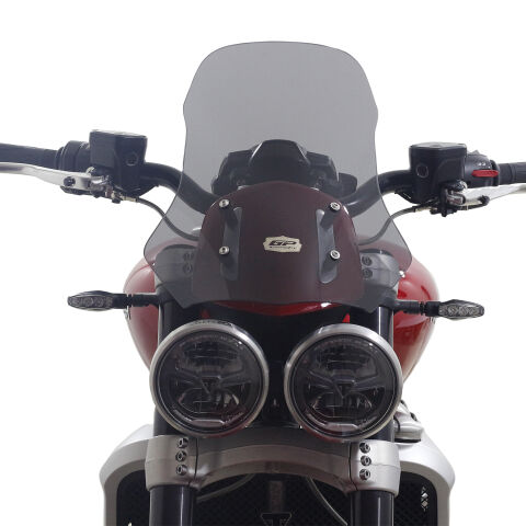 GP Kompozit Triumph Rocket 3 R / GT 2023-2024 Uyumlu Ön Cam Füme
