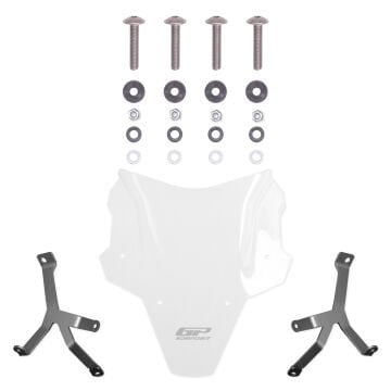 GP Kompozit Honda CB750 Hornet 2025 Uyumlu Kısa Ön Cam Şeffaf
