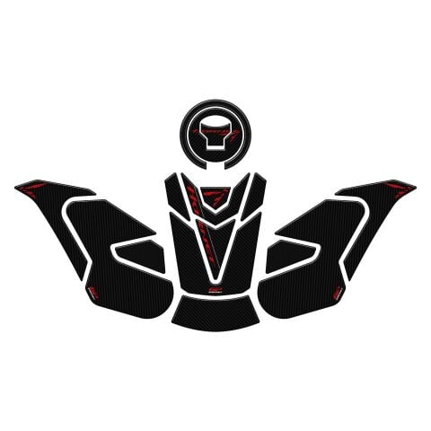 GP Kompozit Honda CB750 Hornet 2023-2024 Tank Pad Seti Karbon