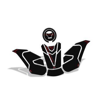 GP Kompozit Honda CB750 Hornet 2023-2024 Tank Pad Seti Karbon