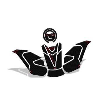 GP Kompozit Honda CB750 Hornet 2023-2024 Tank Pad Seti Karbon