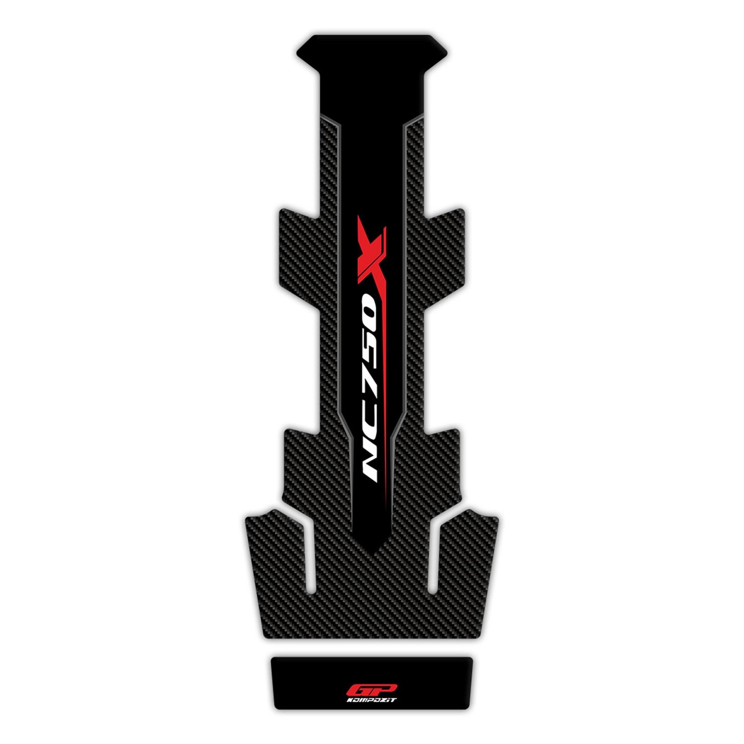 GP Kompozit Honda NC 750 X 2016-2020 Uyumlu Tank Pad Siyah