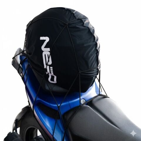 GP Kompozit Siyah Kask Filesi + 2 li Bagaj Lastiği + Buff