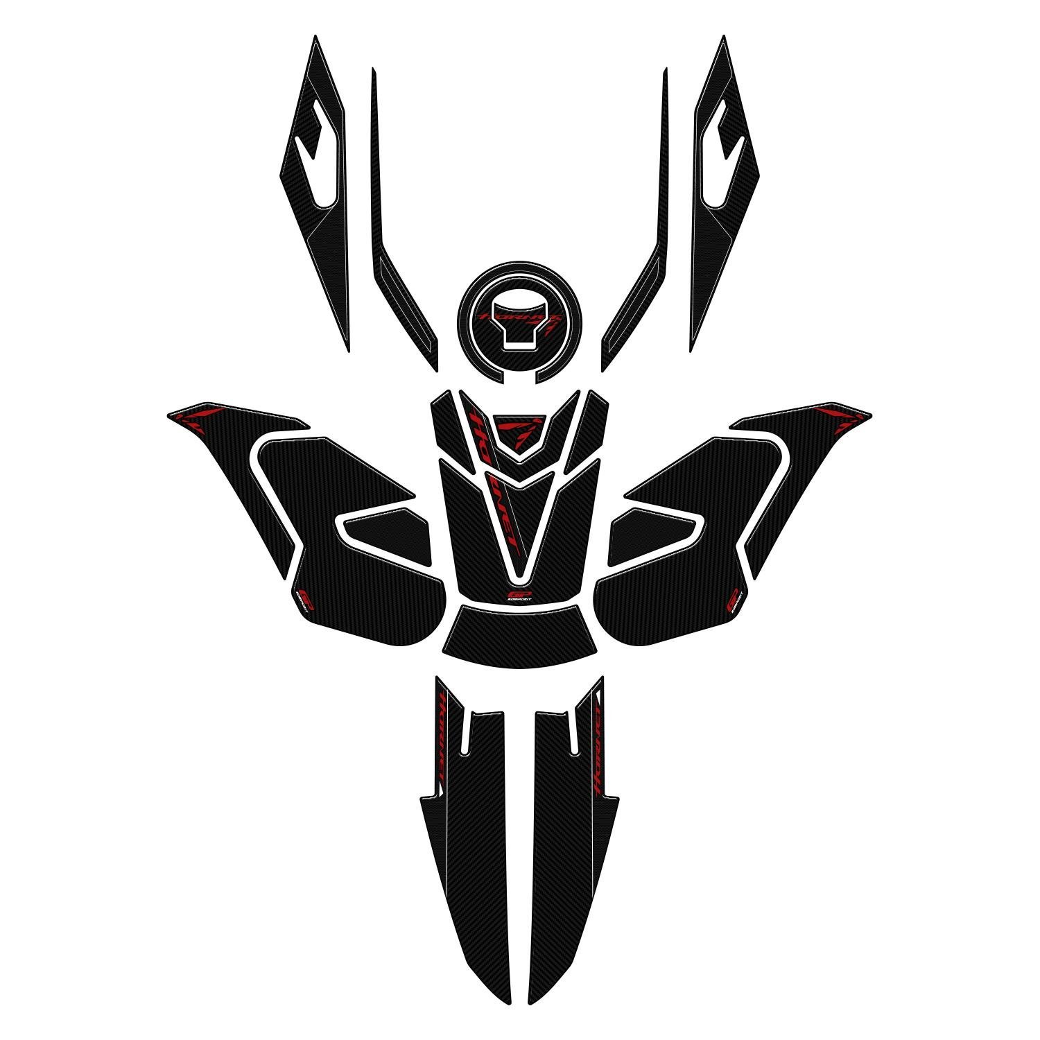 GP Kompozit Honda CB750 Hornet 2023-2024 Full Pad Seti Karbon