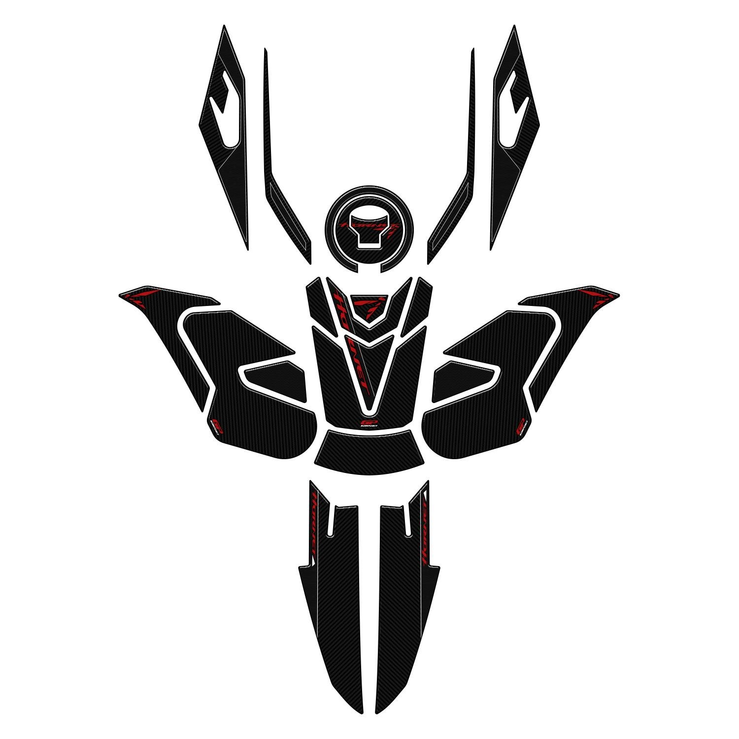 GP Kompozit Honda CB750 Hornet 2023-2024 Full Pad Seti Karbon