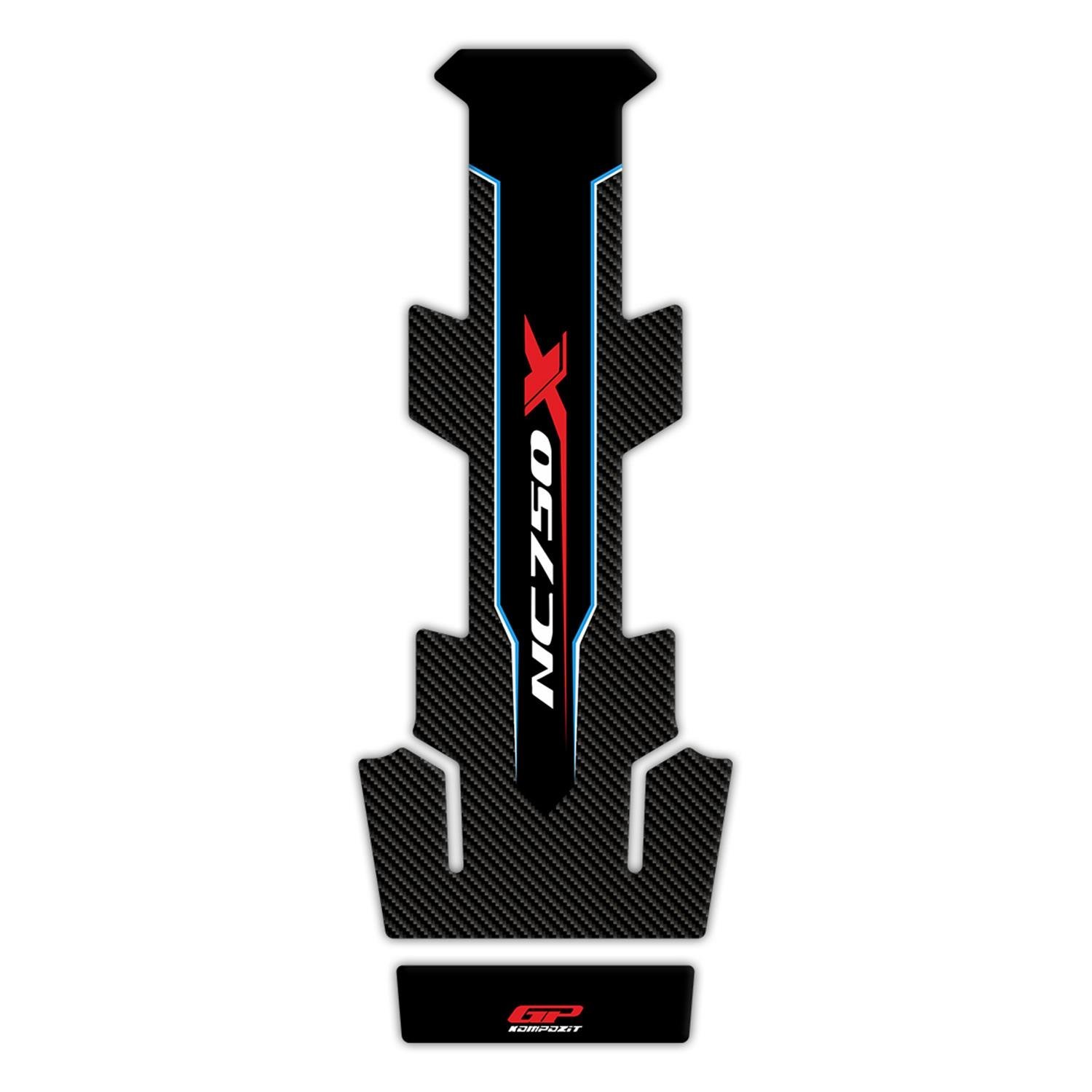 GP Kompozit Honda NC 750 X 2016-2020 Uyumlu Tank Pad Mavi