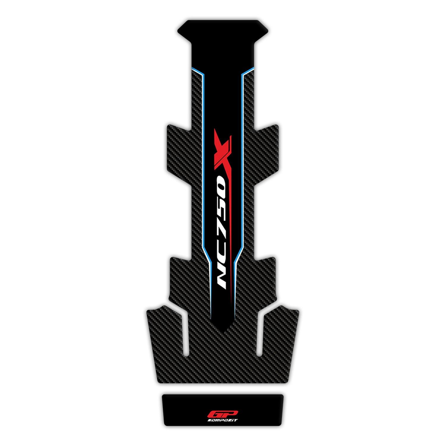 GP Kompozit Honda NC 750 X 2016-2020 Uyumlu Tank Pad Mavi