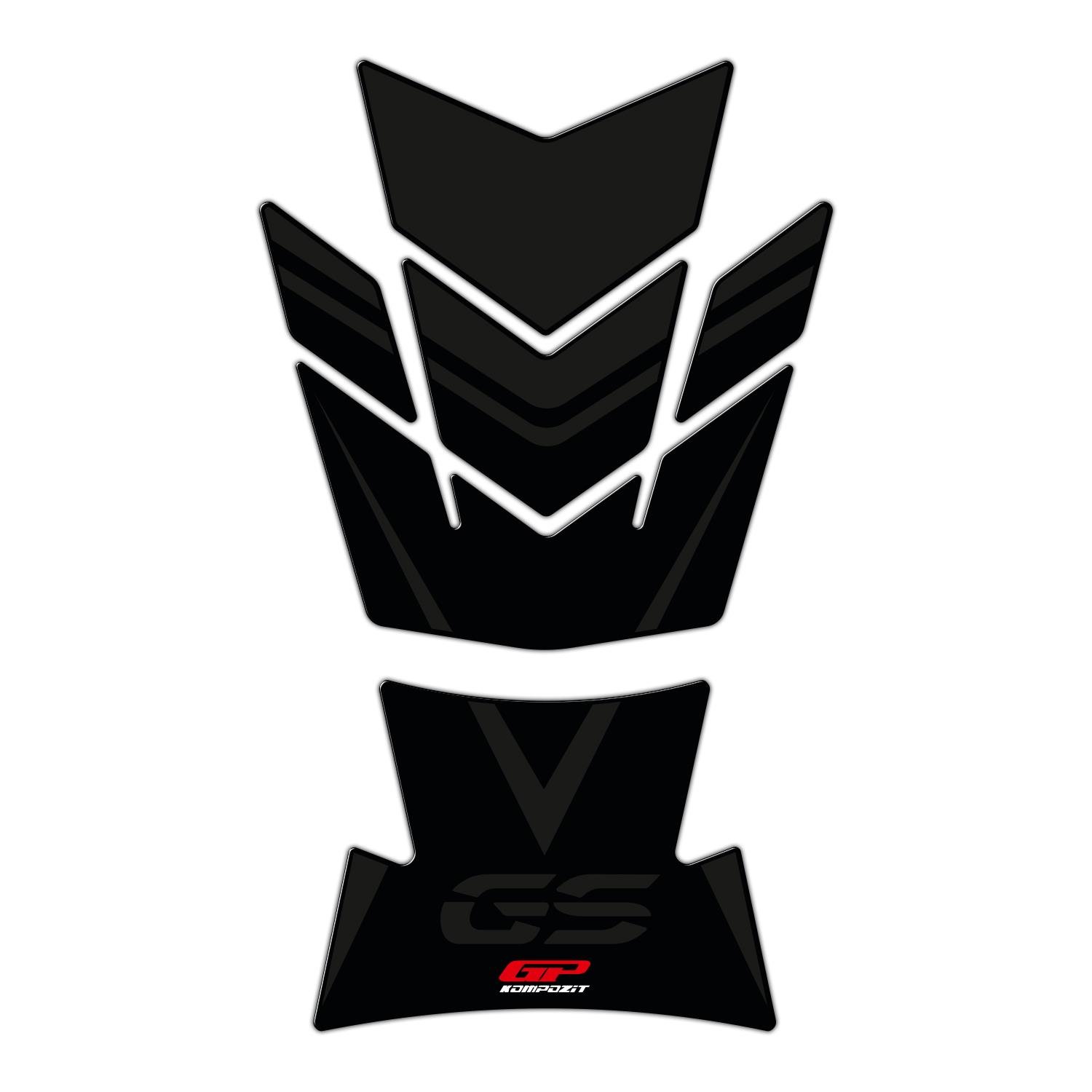 GP Kompozit BMW F 750 /  F 850 GS 2018-2024 Uyumlu Tank Pad Siyah