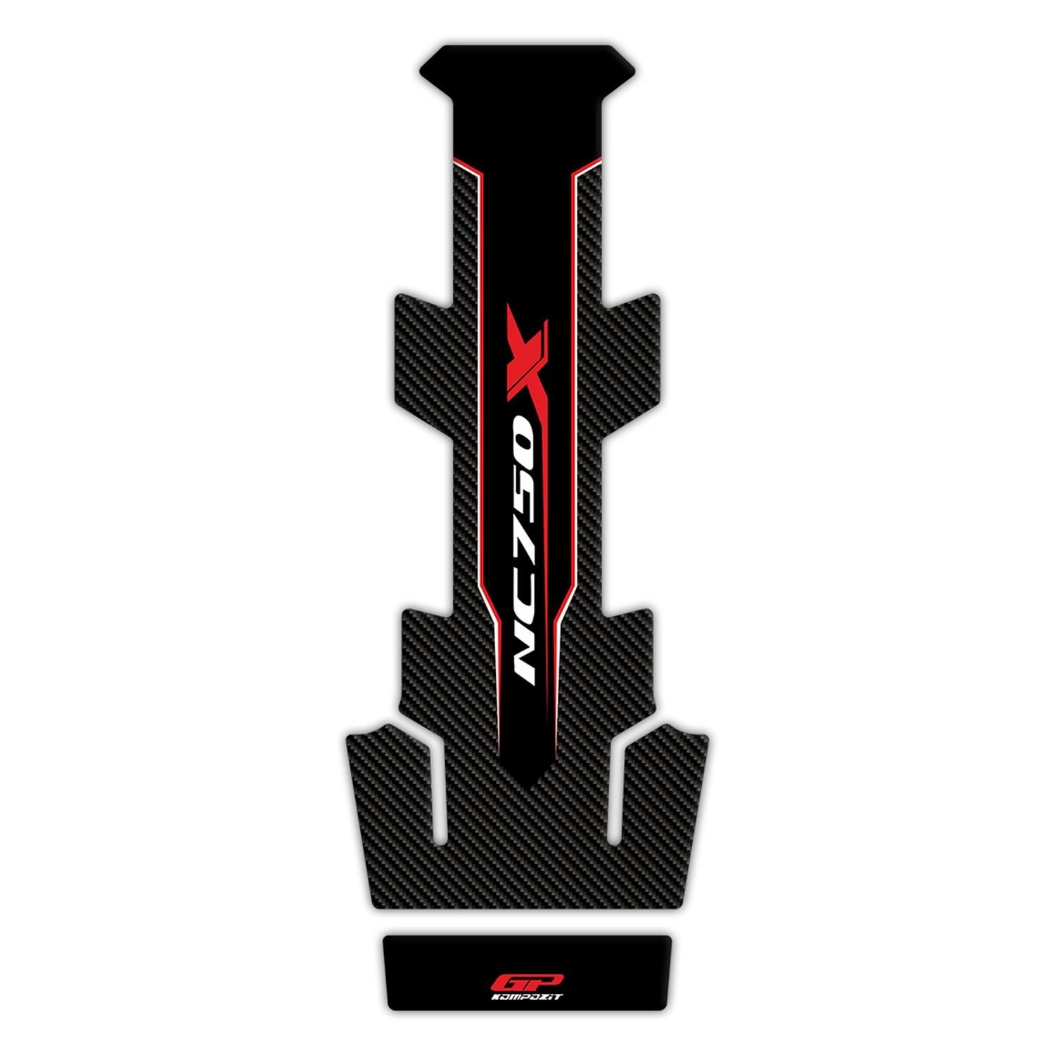 GP Kompozit Honda NC 750 X 2016-2020 Uyumlu Tank Pad Kırmızı