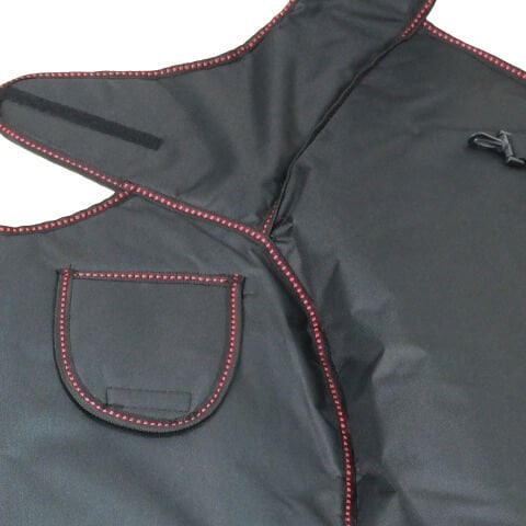 GP Kompozit Universal Reflektifli Motosiklet Diz Örtüsü Siyah (1 Adet Boyunluk Hediye)