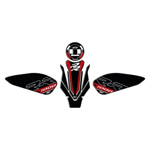 GP Kompozit BMW S 1000 RR 2019-2024 Uyumlu Tank Pad Seti Siyah