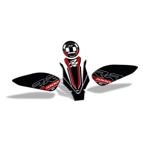 GP Kompozit BMW S 1000 RR 2019-2026 Uyumlu Tank Pad Seti Siyah