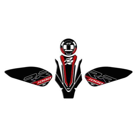 GP Kompozit BMW S 1000 RR 2019-2026 Uyumlu Tank Pad Seti Siyah
