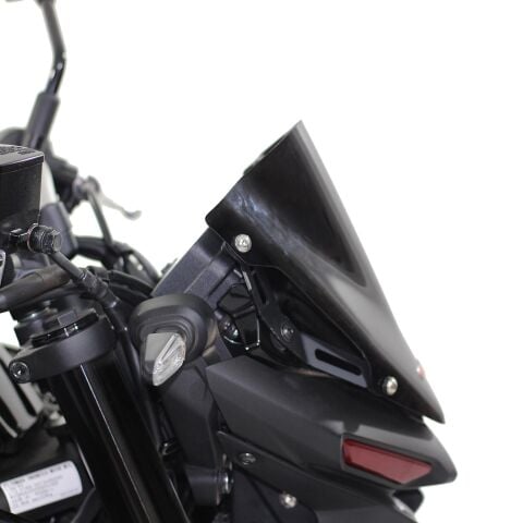 GP Kompozit Yamaha MT-25 2020-2026 Uyumlu Spor Cam Siyah