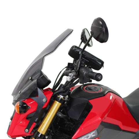 GP Kompozit Honda MSX125 2012-2018 Uyumlu Ön Cam Siyah