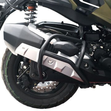 GP Kompozit Kymco DTX 250 / 360 2021-2024 Uyumlu Egzoz Koruma Demiri Siyah