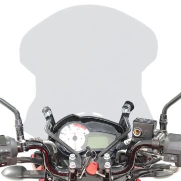 GP Kompozit Yamaha YS 125 2017-2020 Uyumlu Ön Cam Füme