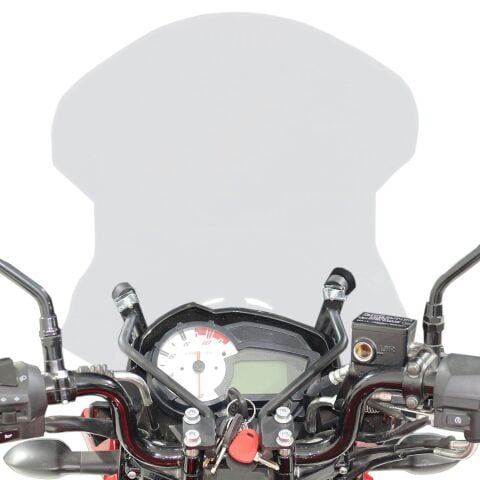 GP Kompozit Yamaha YS 125 2017-2020 Uyumlu Ön Cam Füme