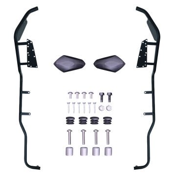 GP Kompozit Kymco DTX 250 / 360 2021-2024 Uyumlu Motor Koruma Demiri Siyah