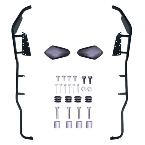 GP Kompozit Kymco DTX 250 / 360 2021-2024 Uyumlu Motor Koruma Demiri Siyah