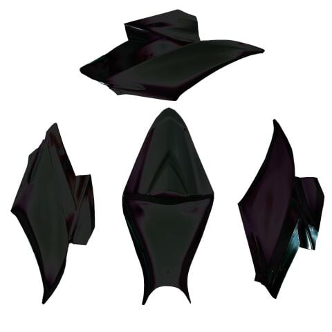 GP Kompozit Yamaha R25 2019-2026 Uyumlu Yarış Grenajı Siyah