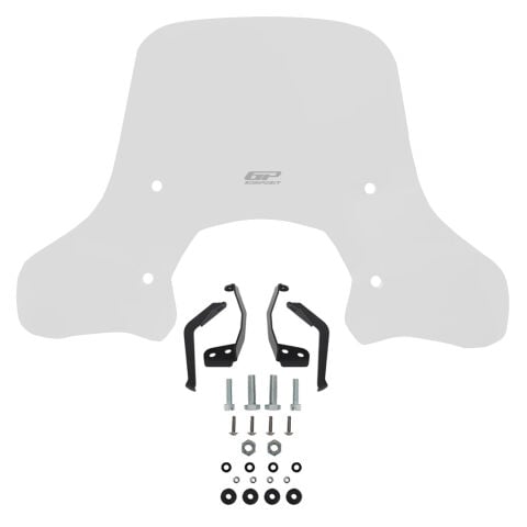 GP Kompozit Lambretta V125 / V200 2021-2023 Uyumlu Ön Cam Şeffaf