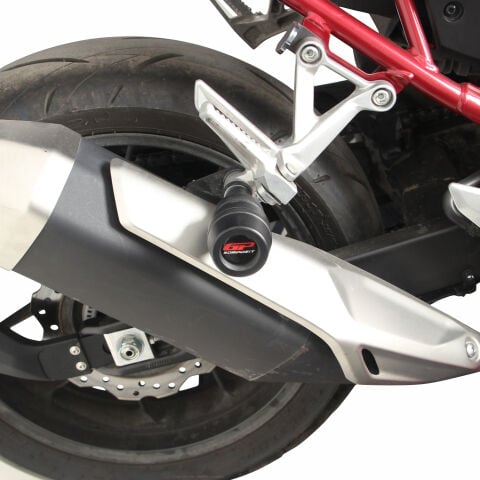 GP Kompozit Honda CB750 Hornet 2023-2026 Uyumlu Egzoz Koruma Takozu Siyah