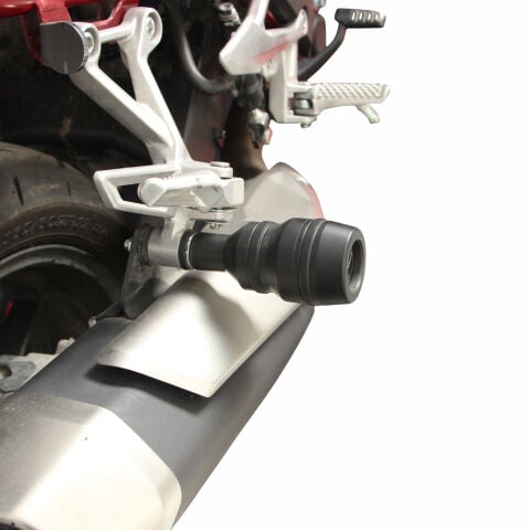 GP Kompozit Honda CB750 Hornet 2023-2026 Uyumlu Egzoz Koruma Takozu Siyah
