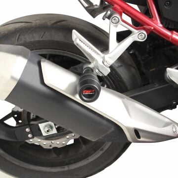 GP Kompozit Honda CB750 Hornet 2023-2024 Uyumlu Egzoz Koruma Takozu Siyah