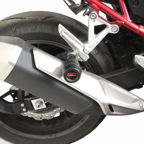 GP Kompozit Honda CB750 Hornet 2023-2025 Uyumlu Egzoz Koruma Takozu Siyah