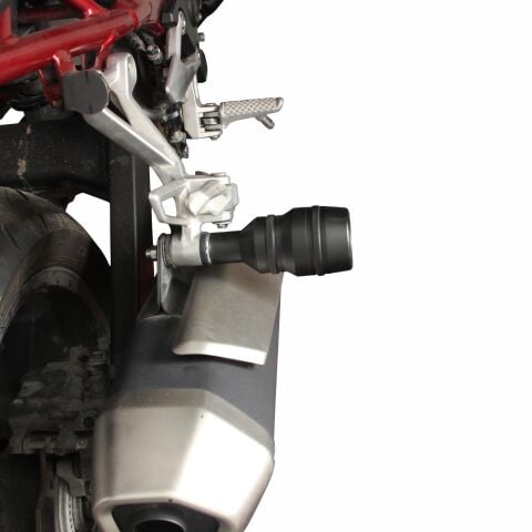 GP Kompozit Honda CB750 Hornet 2023-2025 Uyumlu Egzoz Koruma Takozu Siyah