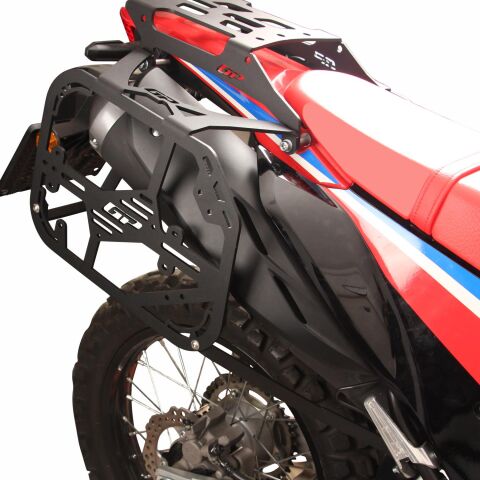 GP Kompozit Honda CRF250 Rally 2021-2025 Uyumlu Yan Çanta Demiri Siyah