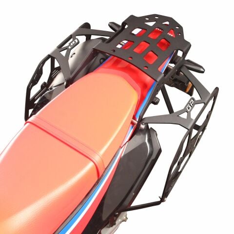 GP Kompozit Honda CRF250 Rally 2021-2025 Uyumlu Yan Çanta Demiri Siyah