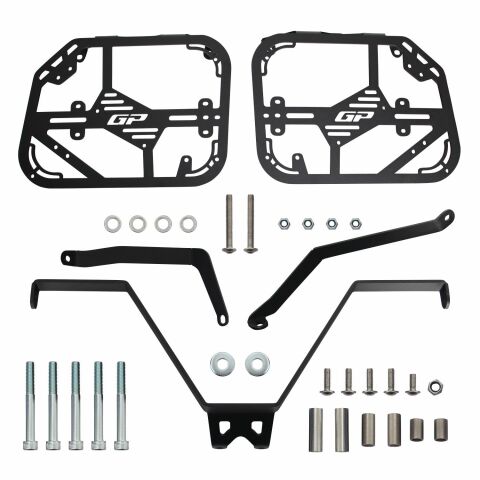 GP Kompozit Honda CRF250 Rally 2021-2025 Uyumlu Yan Çanta Demiri Siyah