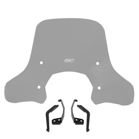 GP Kompozit Lambretta V125 / V200 2021-2023 Uyumlu Ön Cam Füme